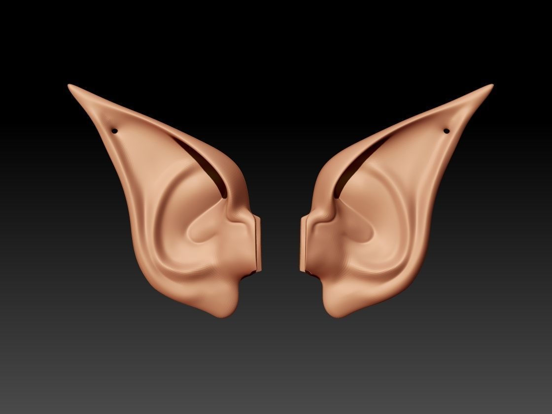 ELF ear headdress 3D print model_4