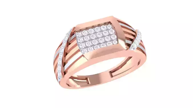 Wedding Engagement Rings 3dm STL OBJ FBX Renders Details