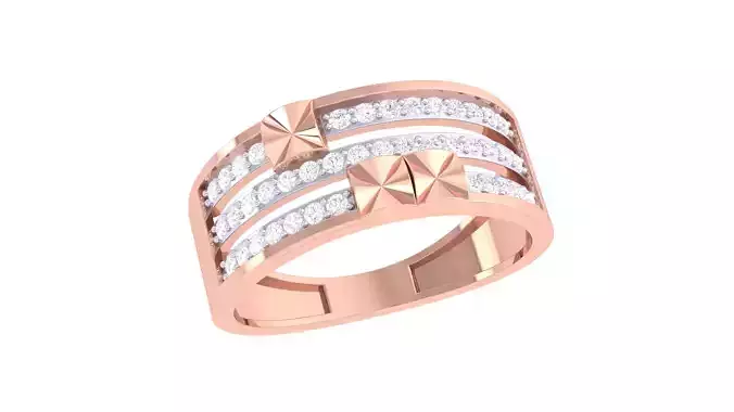 Wedding Engagement Rings 3dm STL OBJ FBX Renders Details