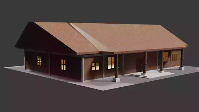 house with roof