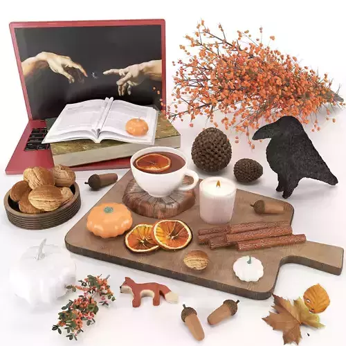 Fall design decoration set