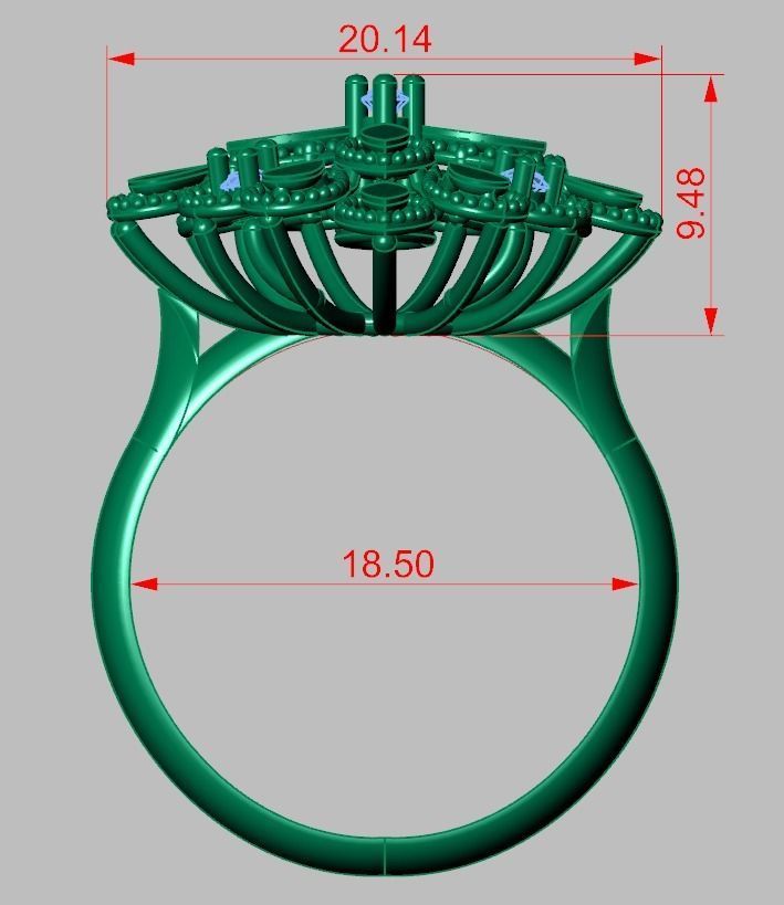 Ring 3D model 0266 3D printable model -14 3D print model_11