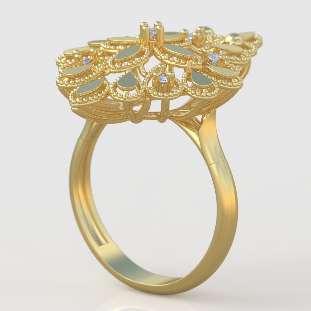 Ring 3D model 0266 3D printable model -14 3D print model_3
