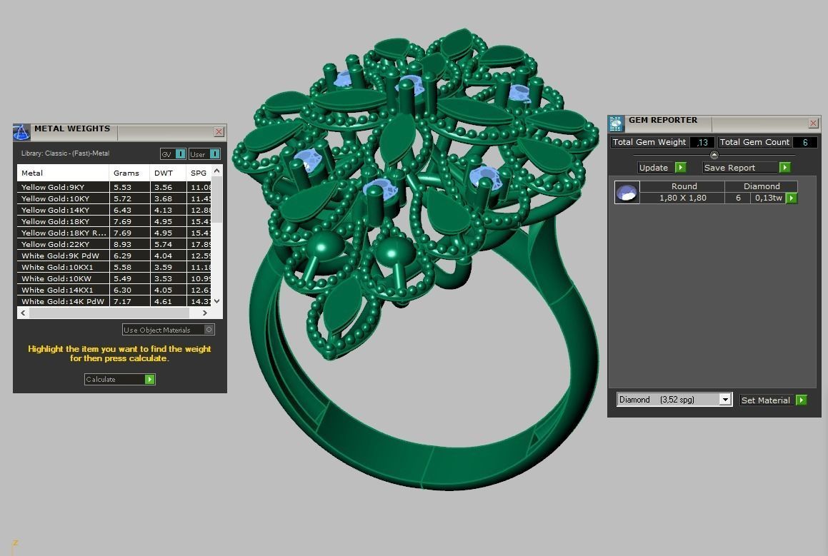 Ring 3D model 0266 3D printable model -14 3D print model_14