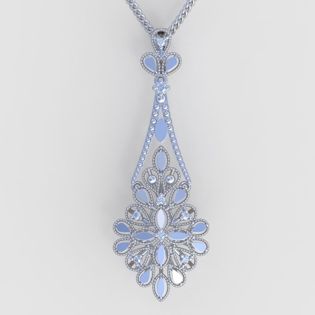 Exclusive Pendant model 3D 0180 printable model-12 3D print model_2