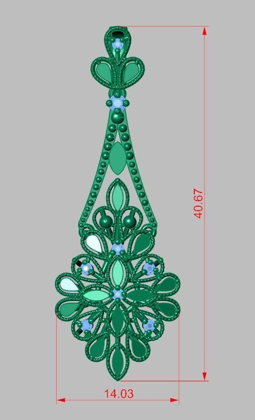 Exclusive Pendant model 3D 0180 printable model-12 3D print model_9