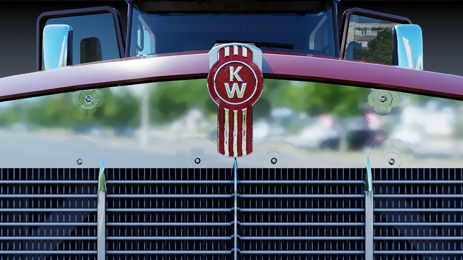 Kenworth T800 Semi Truck Low-poly 3D model_23