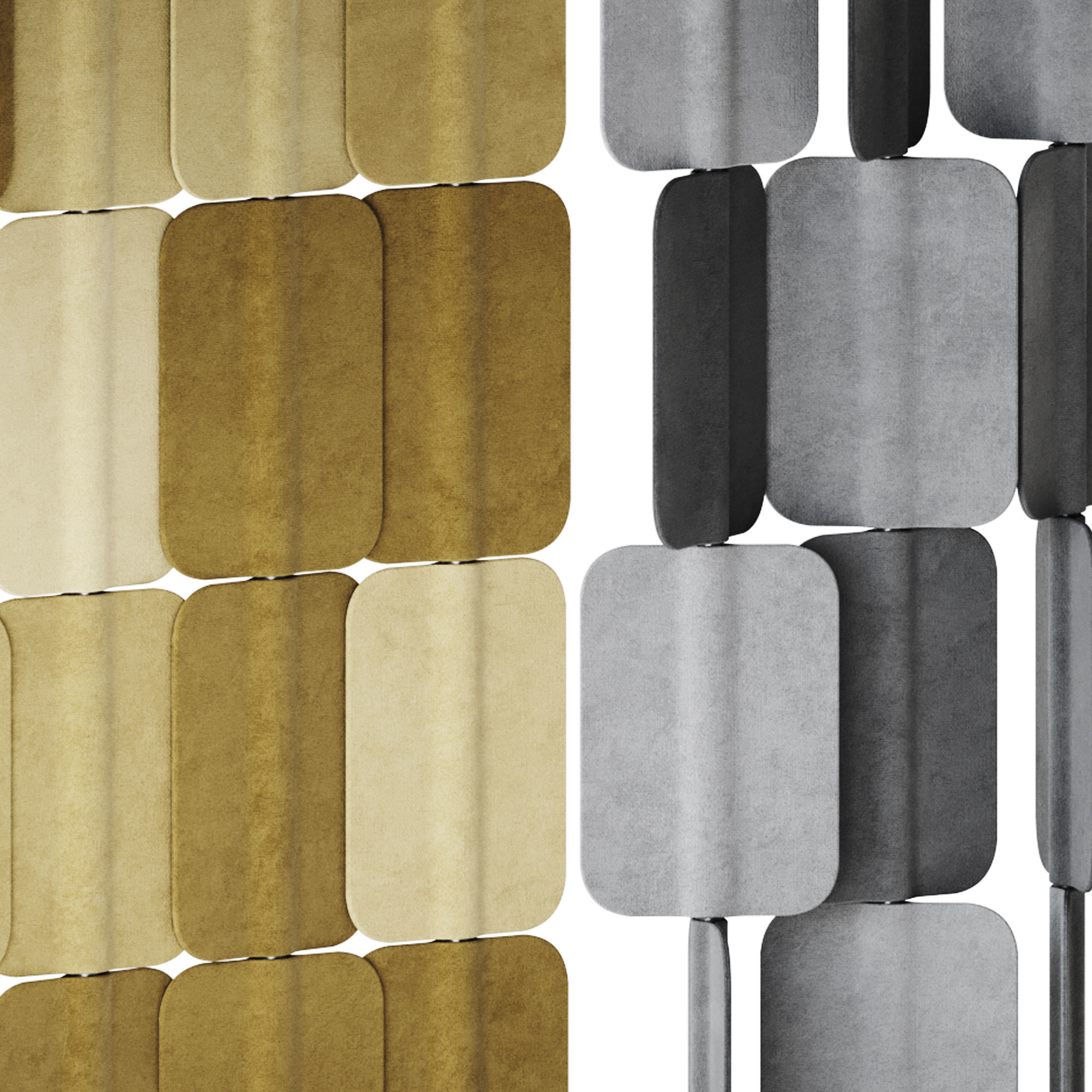 Patch PA 0815 Self Standing Acoustic Divider by True Design 3D model_4