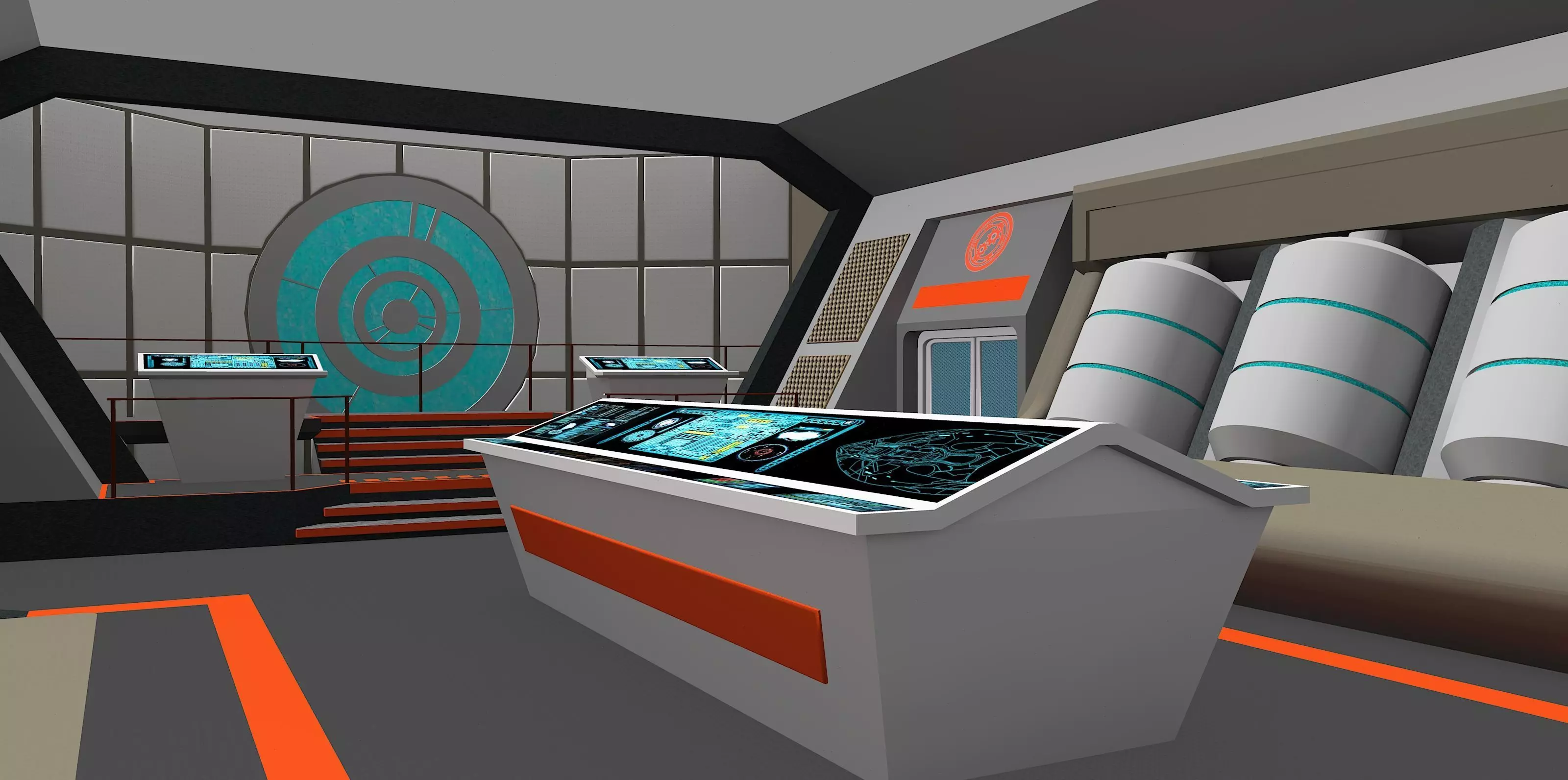 The Orville Engine Room 3D model_0