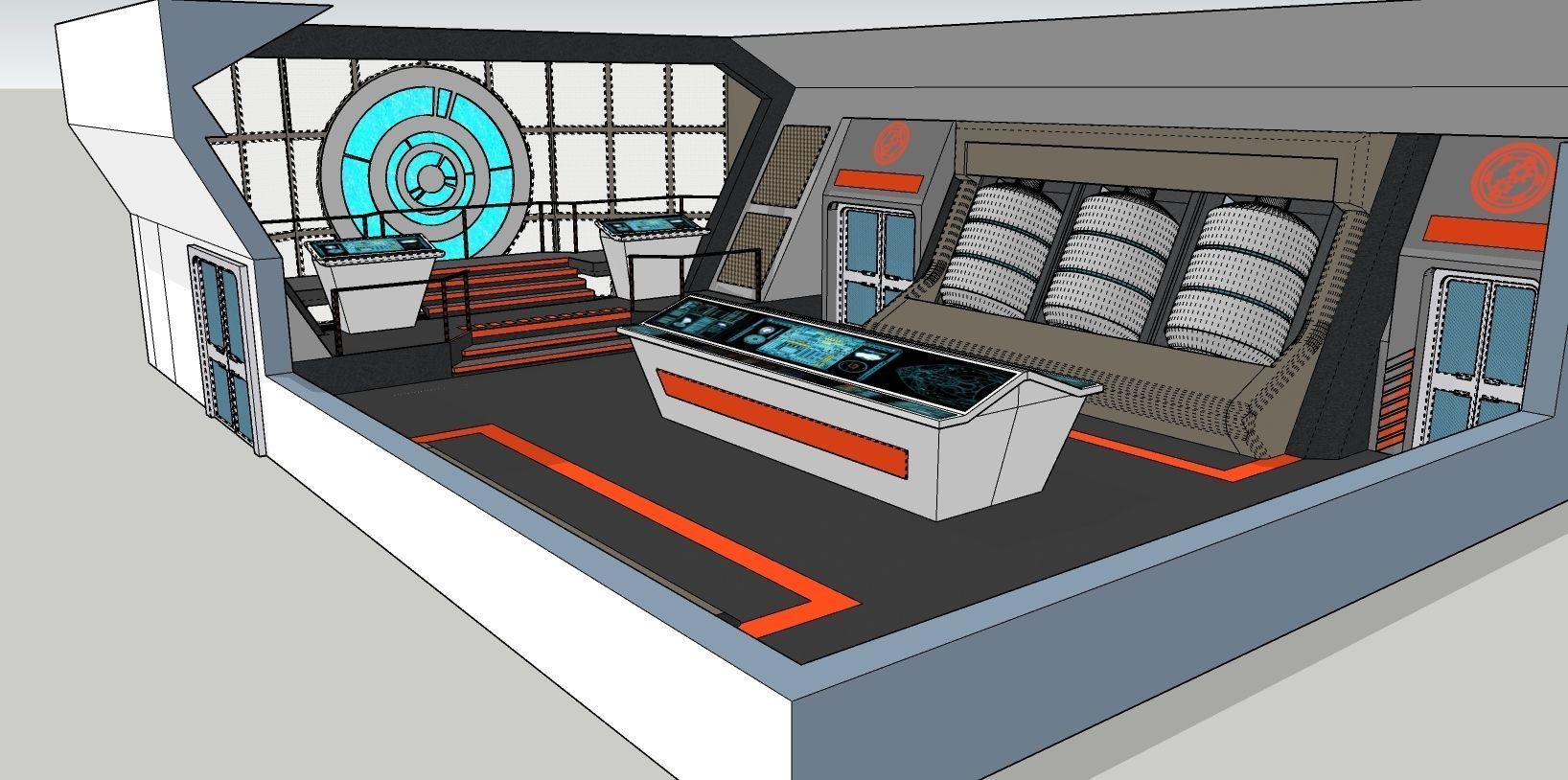The Orville Engine Room 3D model_3