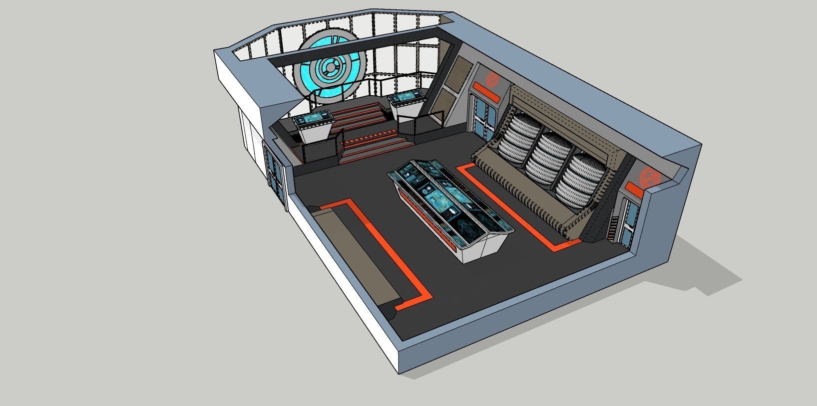 The Orville Engine Room 3D model_2