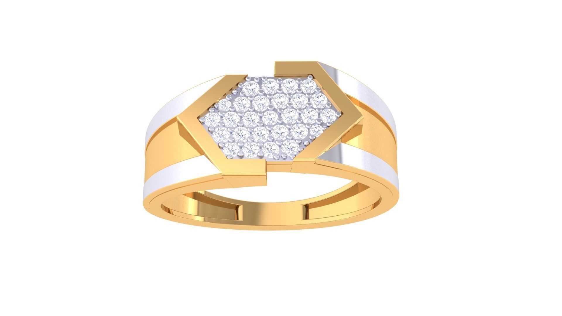 Wedding Engagement Rings 3dm STL OBJ FBX Renders Details 3D print model_2