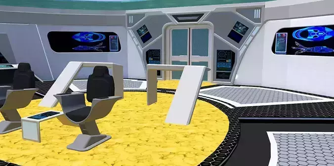 The Orville redesign Bridge 3D model