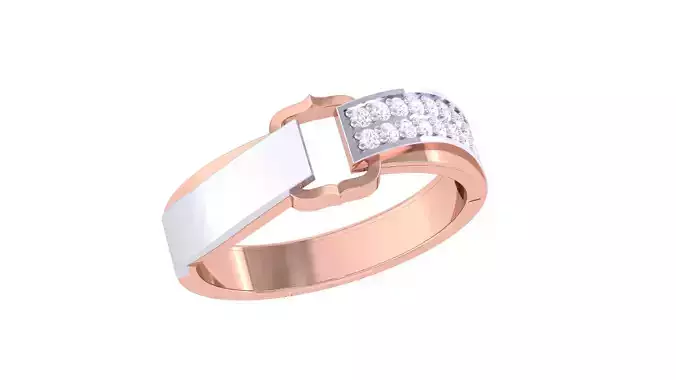 Wedding Engagement Rings 3dm STL OBJ FBX Renders Details 3D print model