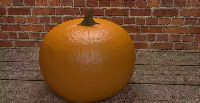 pumpkin 3D model