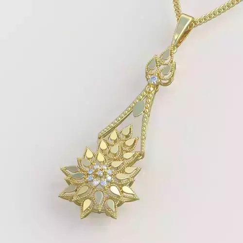 Exclusive Pendant model 3D 0182 printable model-9 3D print model