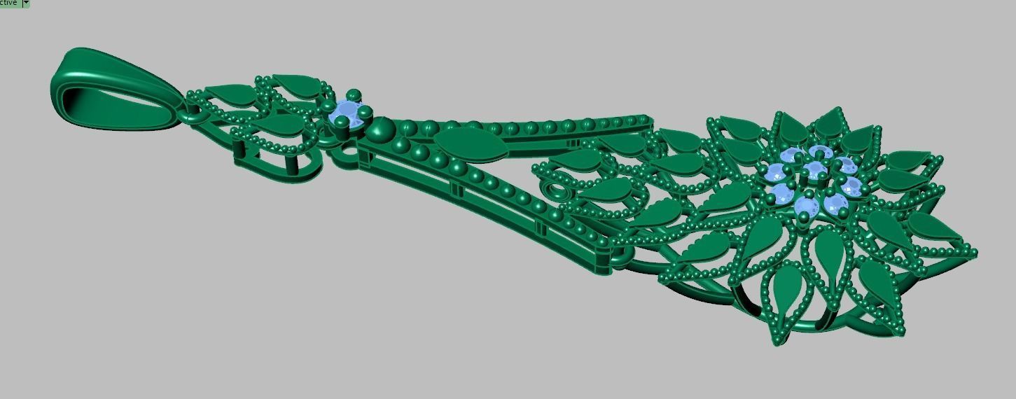 Exclusive Pendant model 3D 0182 printable model-9 3D print model_9