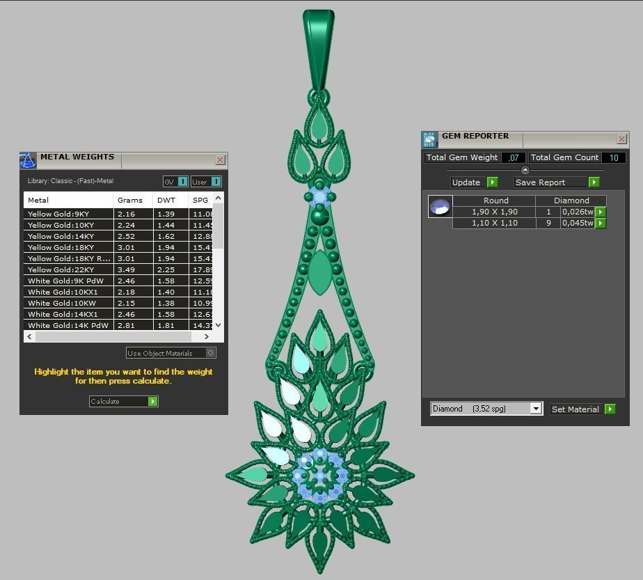 Exclusive Pendant model 3D 0182 printable model-9 3D print model_14