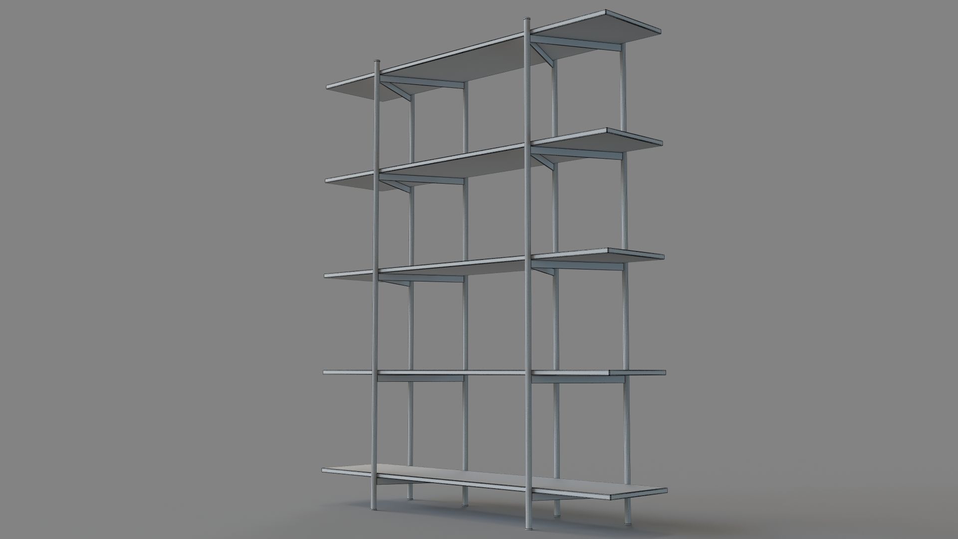 Studio Line Metal Shelf Exotic 3D model_5