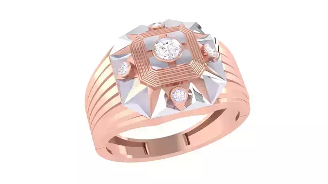 Wedding Engagement Rings 3dm STL OBJ FBX Renders Details