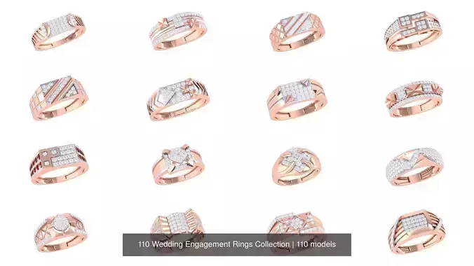110 Wedding Engagement Rings Collection
