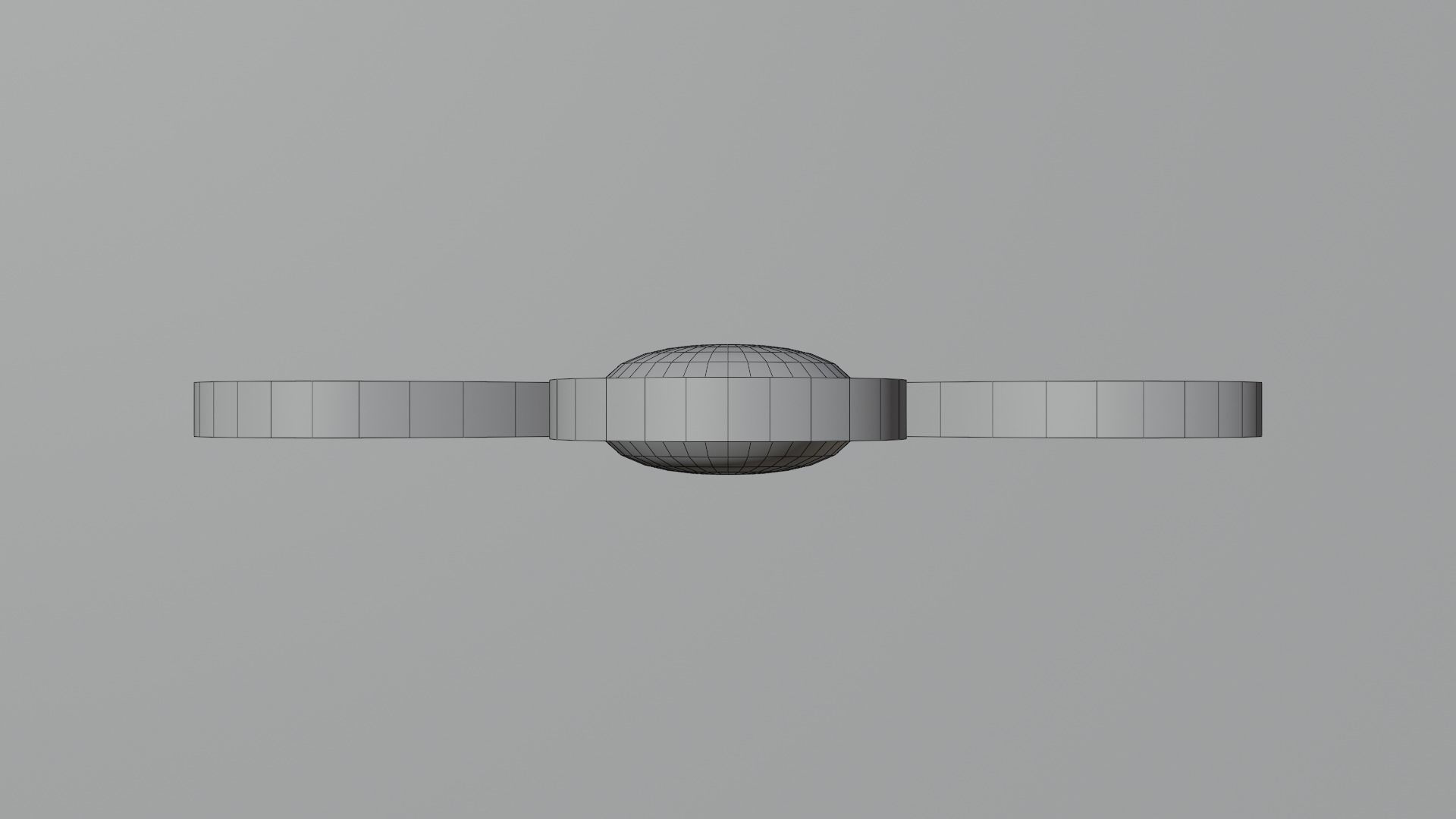 Triple flowers earring 3D print model_7