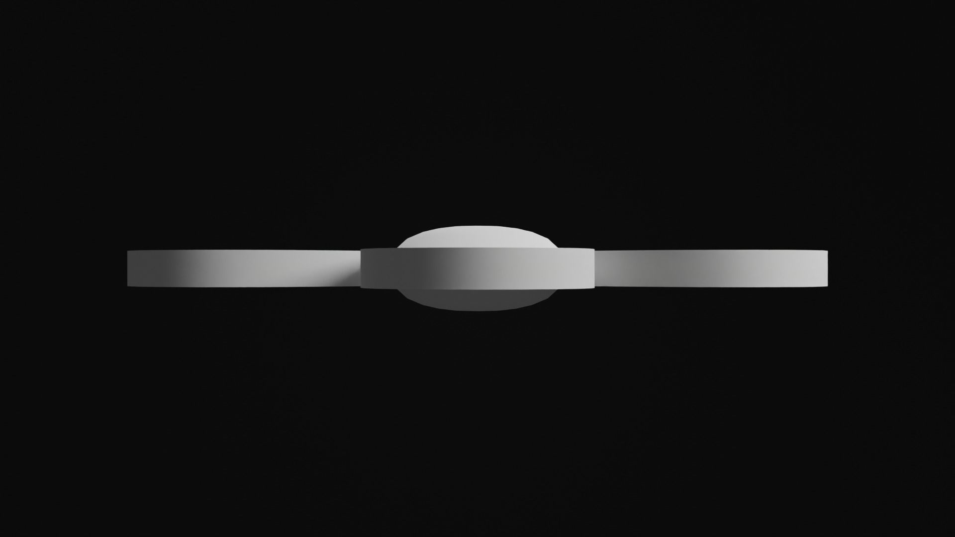 Triple flowers earring 3D print model_6