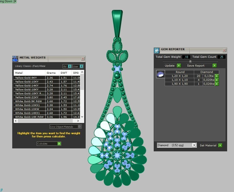 Exclusive Pendant model 3D 0183 printable model-8 3D print model_12