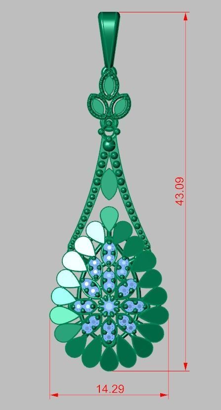 Exclusive Pendant model 3D 0183 printable model-8 3D print model_9