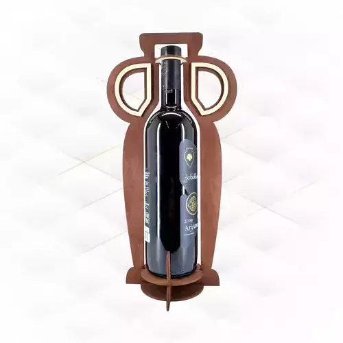Wine box amfora svg dxf design laser cut 3D print model