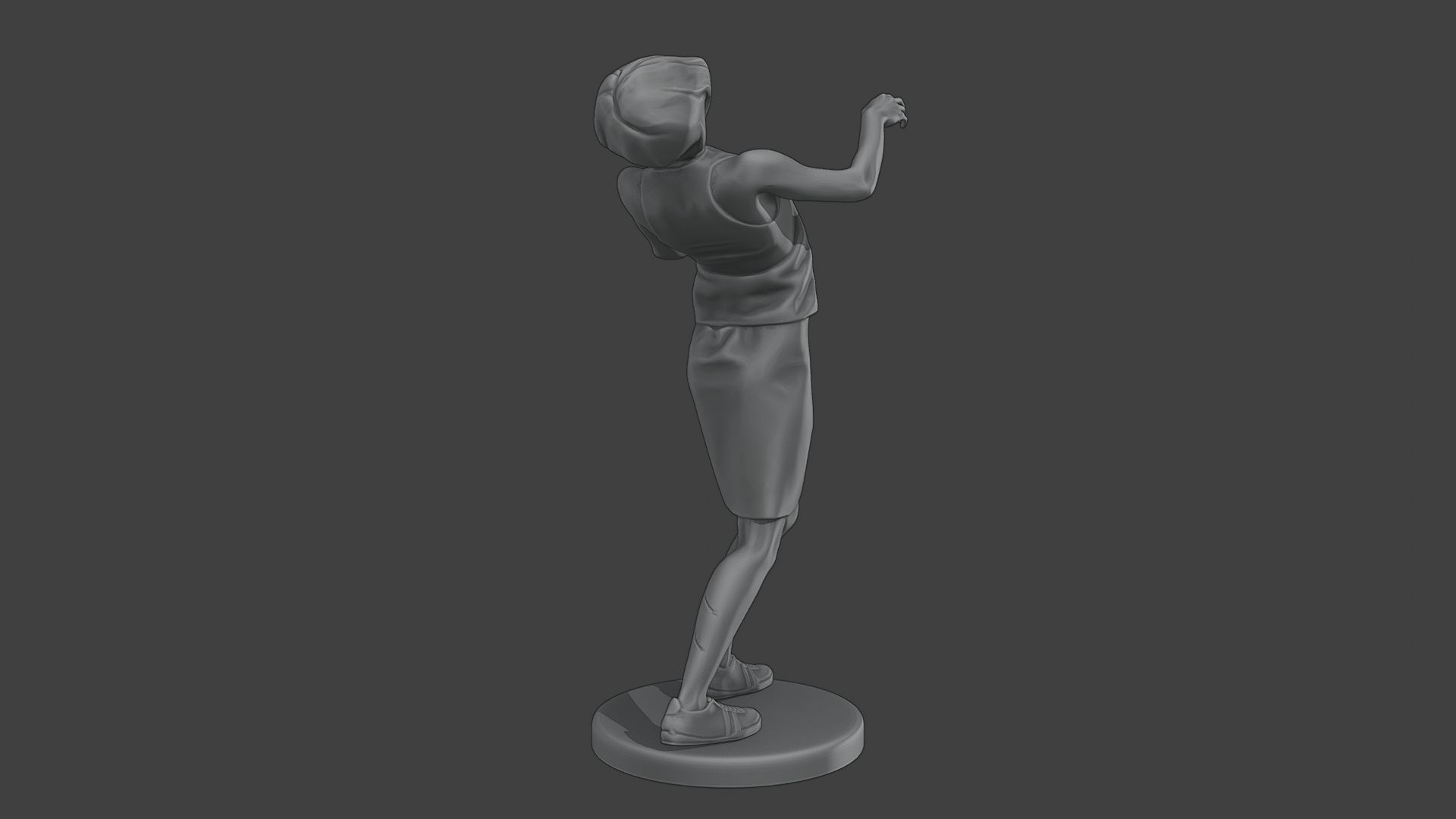 Casual Female Zombie CZ4 0005 3D print model_7