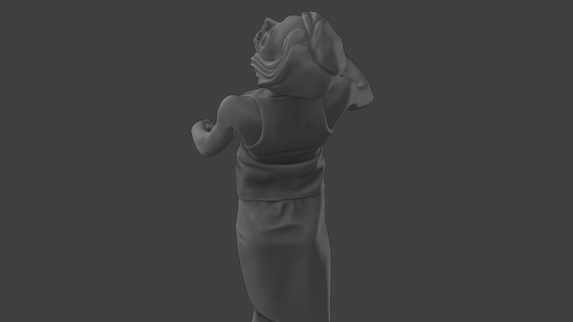 Casual Female Zombie CZ4 0005 3D print model_21