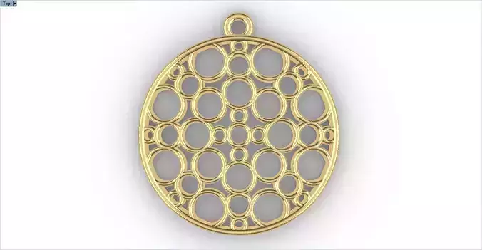 DIYA GOLD PENDANT