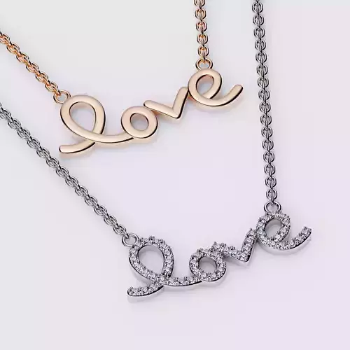 Love  Necklaces Pendants