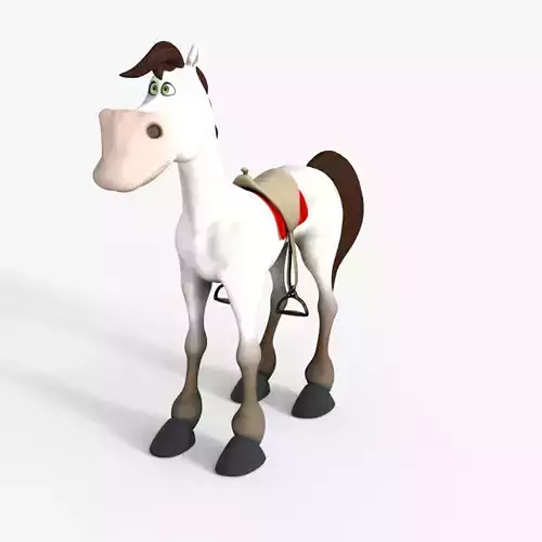 Cartoon Horse Rigged