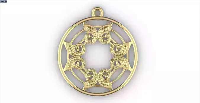 GAGAN GOLD PENDANT