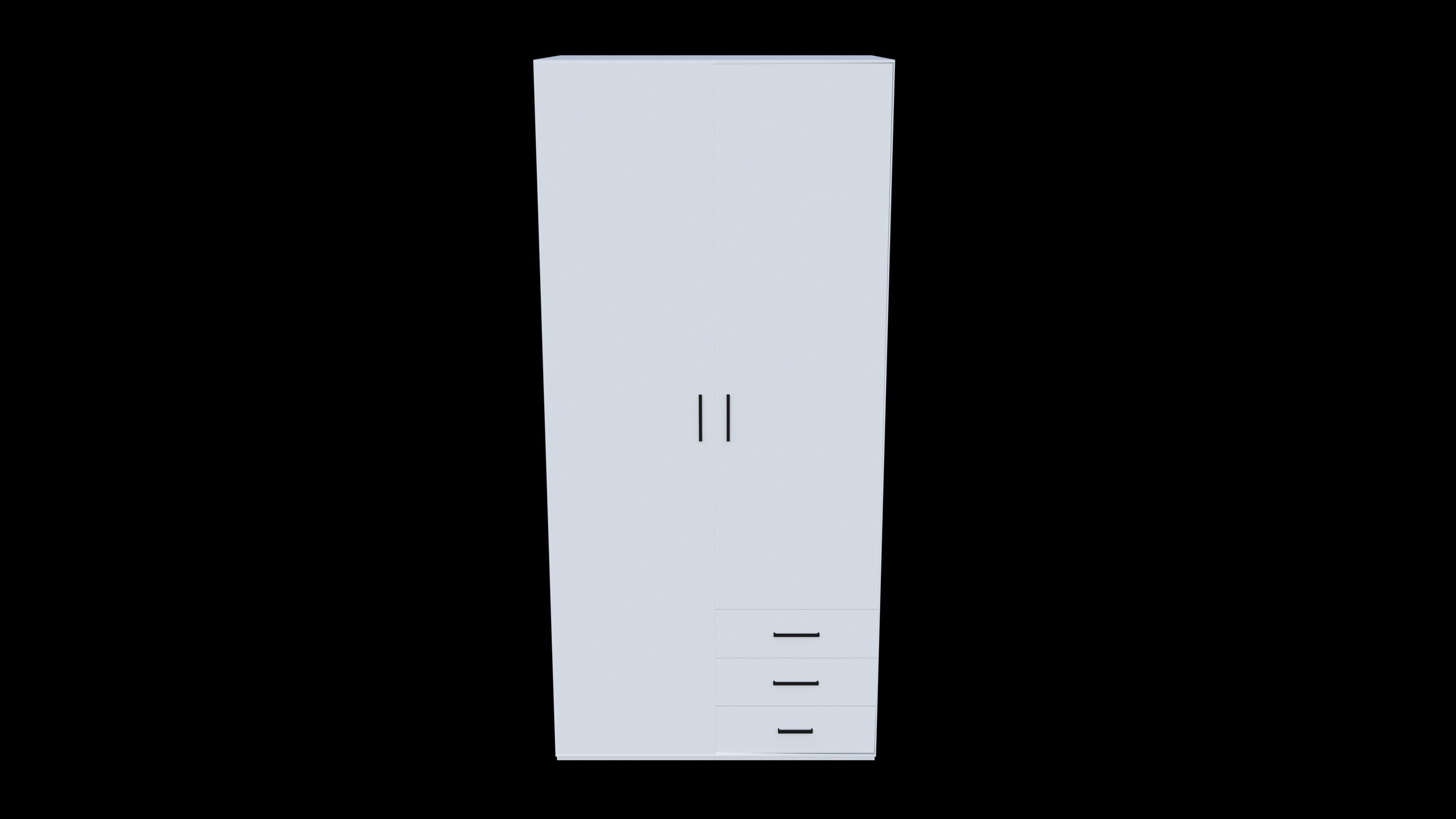 Wardrobe cupboard Free 3D model_1