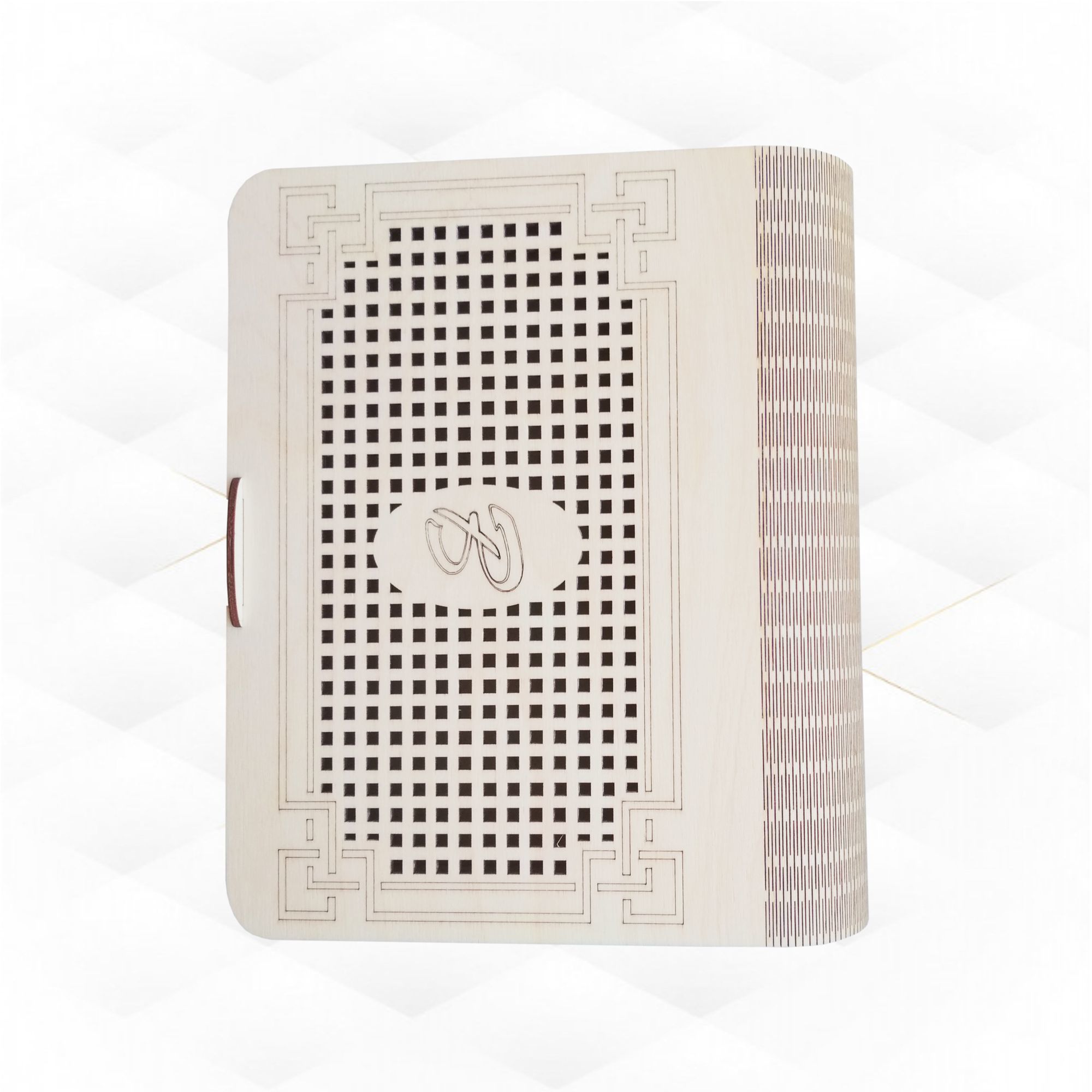 Big gift box ready use laser cutting drawing 3D print model_4