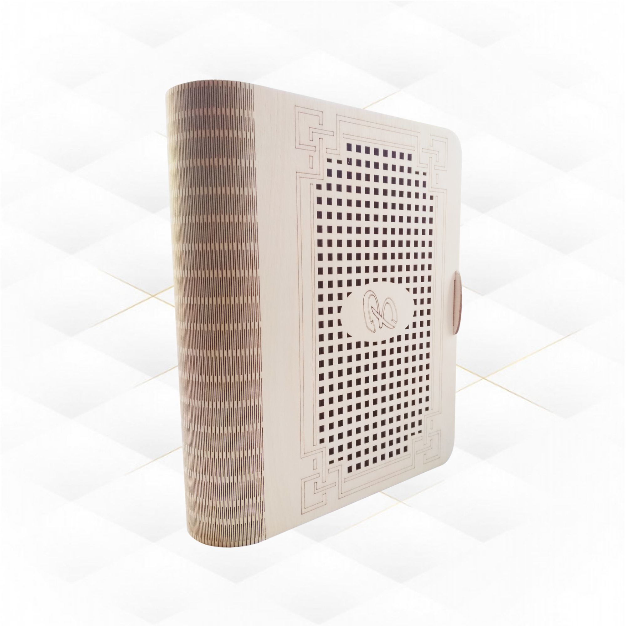 Big gift box ready use laser cutting drawing 3D print model_2