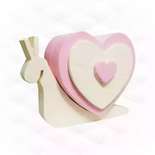 Jewelry box Snail sawing with a jigsaw or laser cutting design