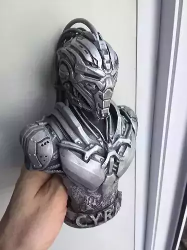 CYRAX MK11 BUST FOR 3D PRINT STL 3D print model