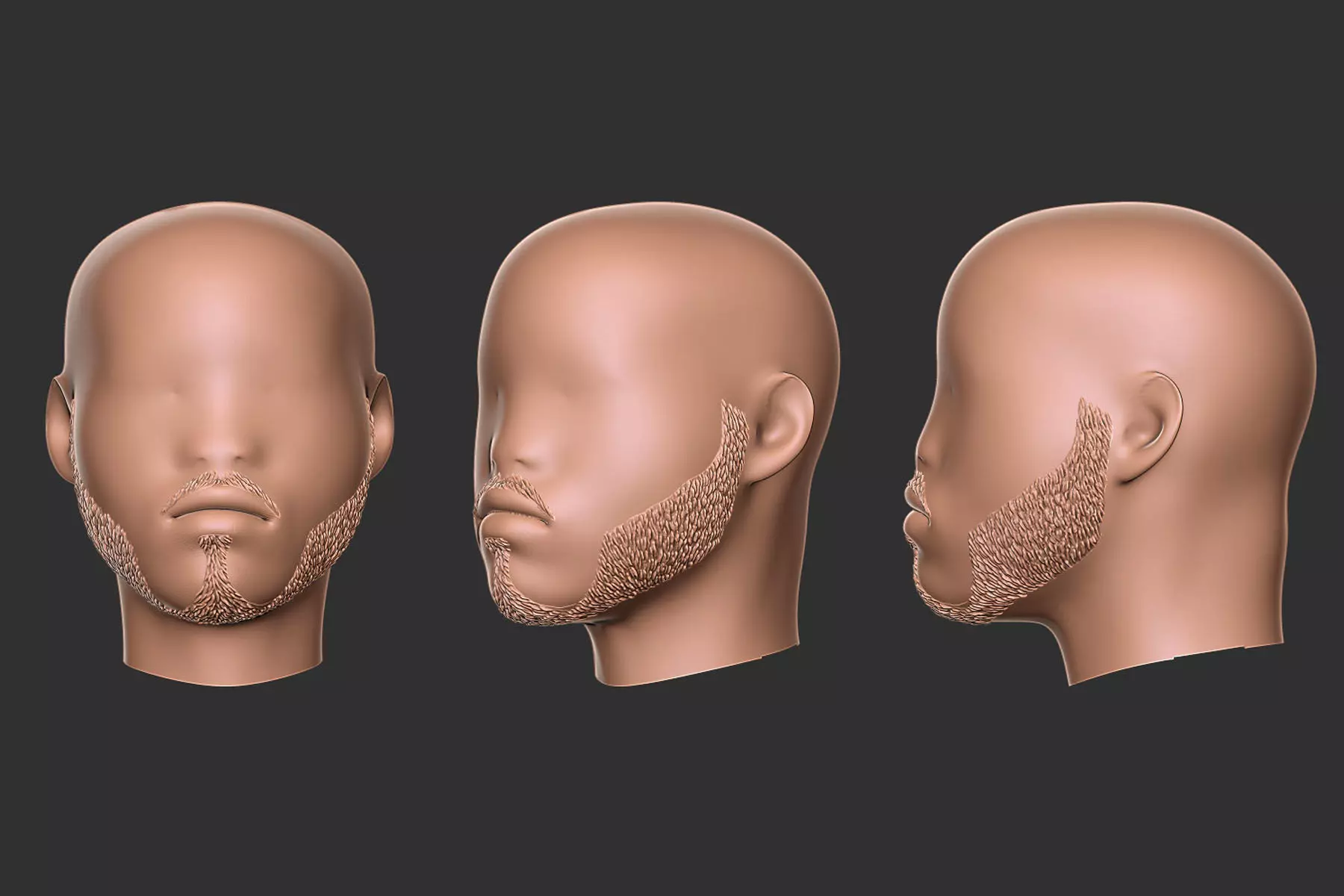 beard 3 3D print model_0