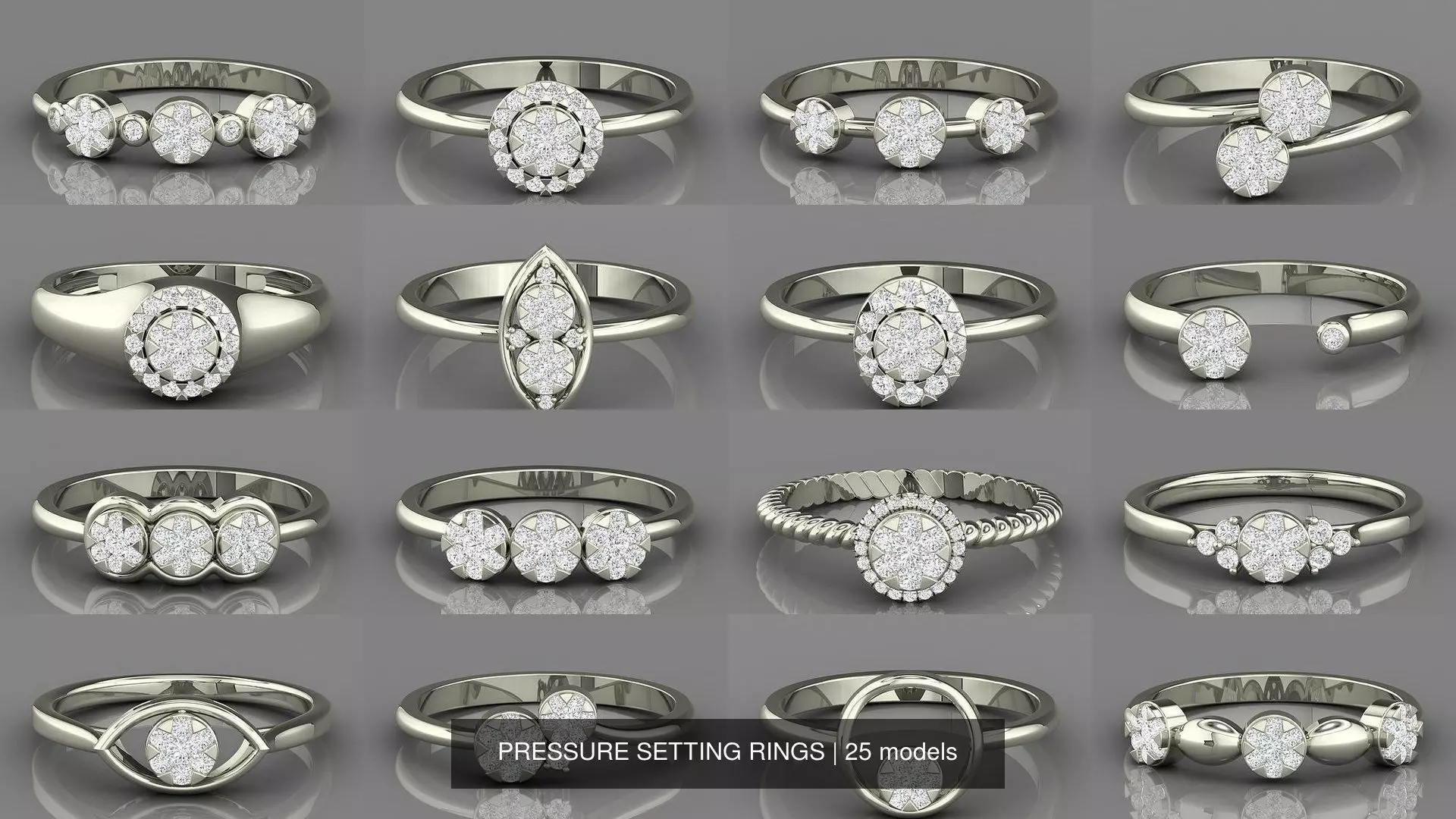 PRESSURE SETTING RINGS 3D Model Collection_0