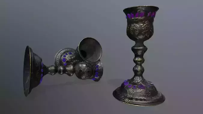 Chalice 3 silver and goblet