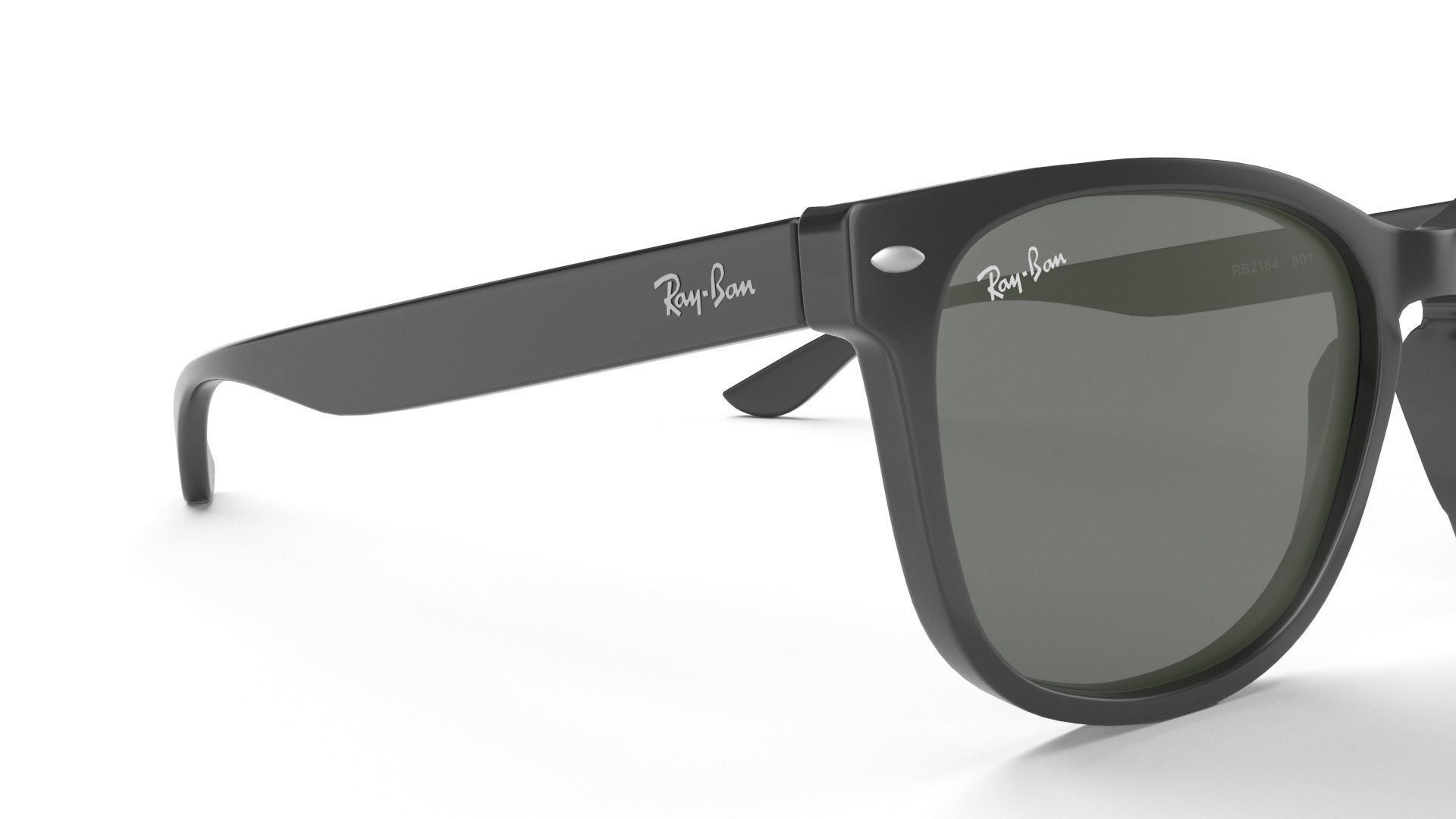 Ray Ban Sunglass Polarized Green Classic G-15 RB2184 3D model_1
