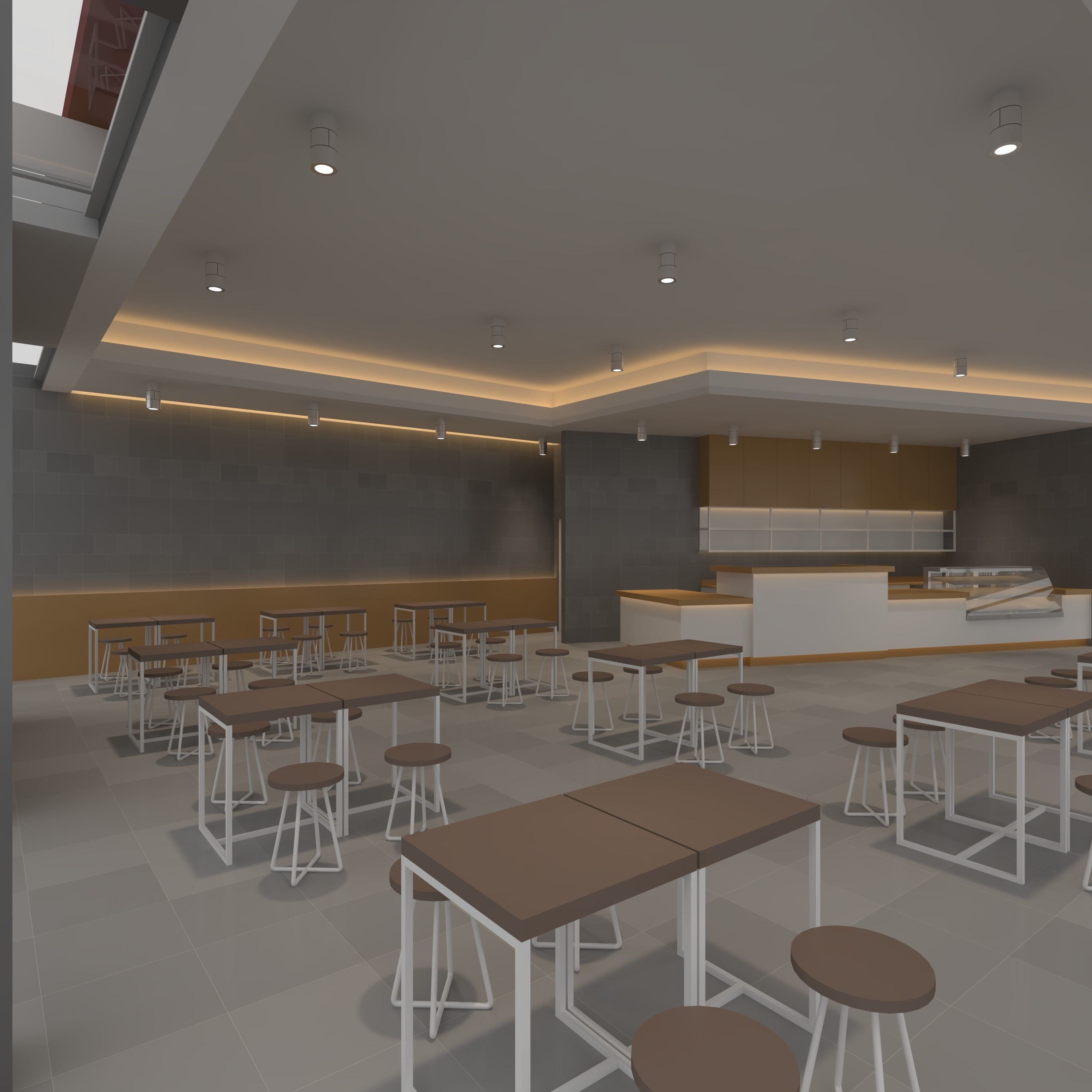Cafe Modern 2 3D model_30