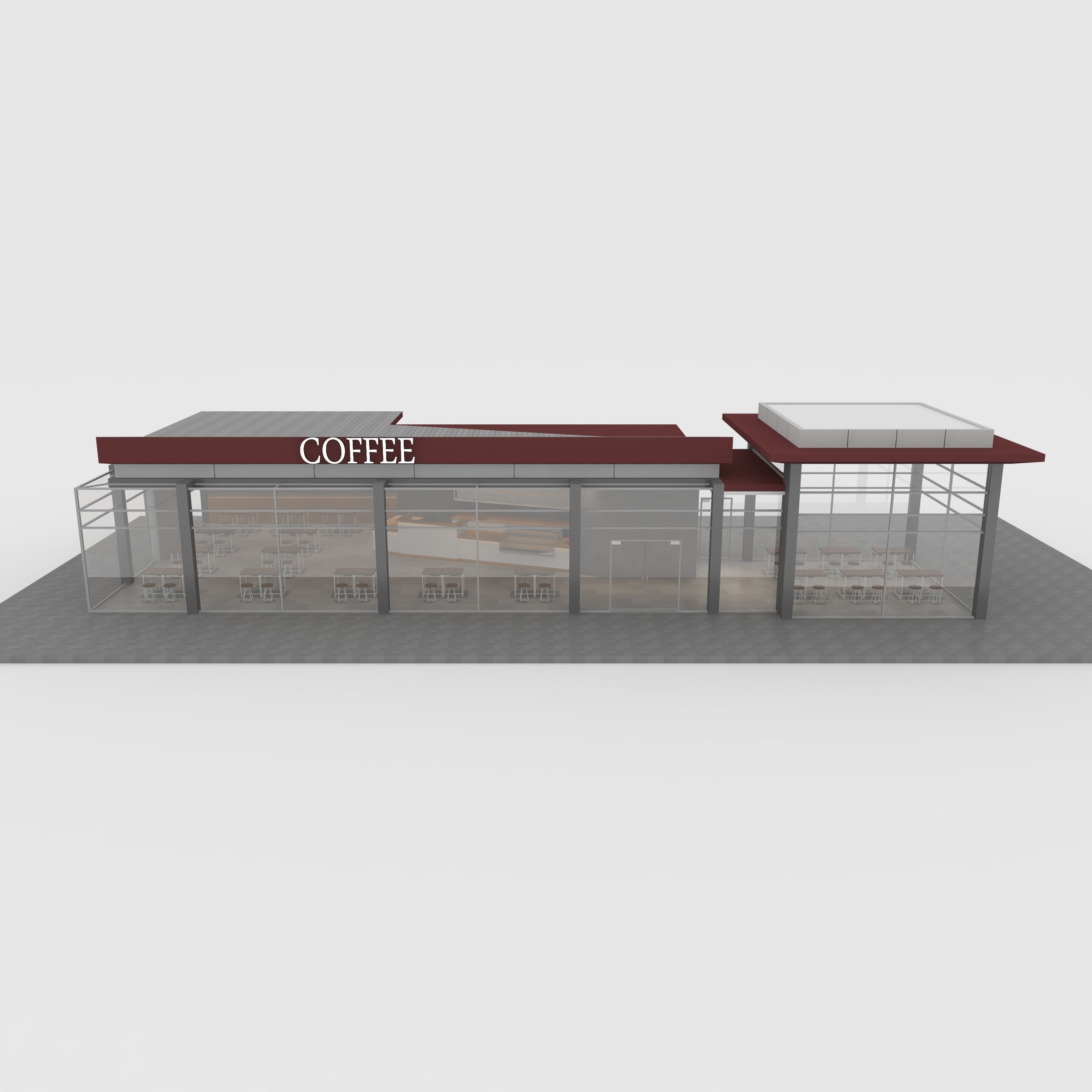 Cafe Modern 2 3D model_14