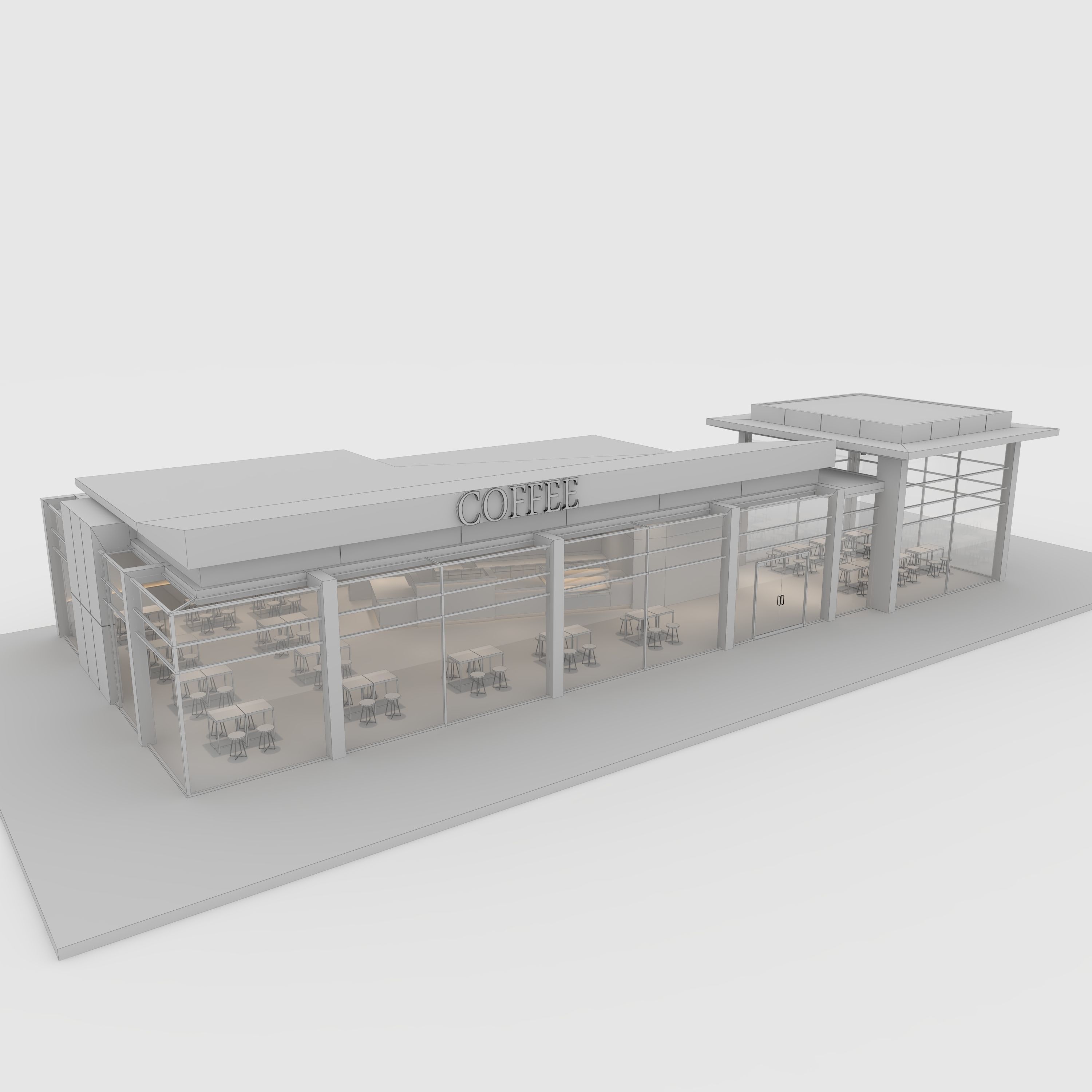 Cafe Modern 2 3D model_13