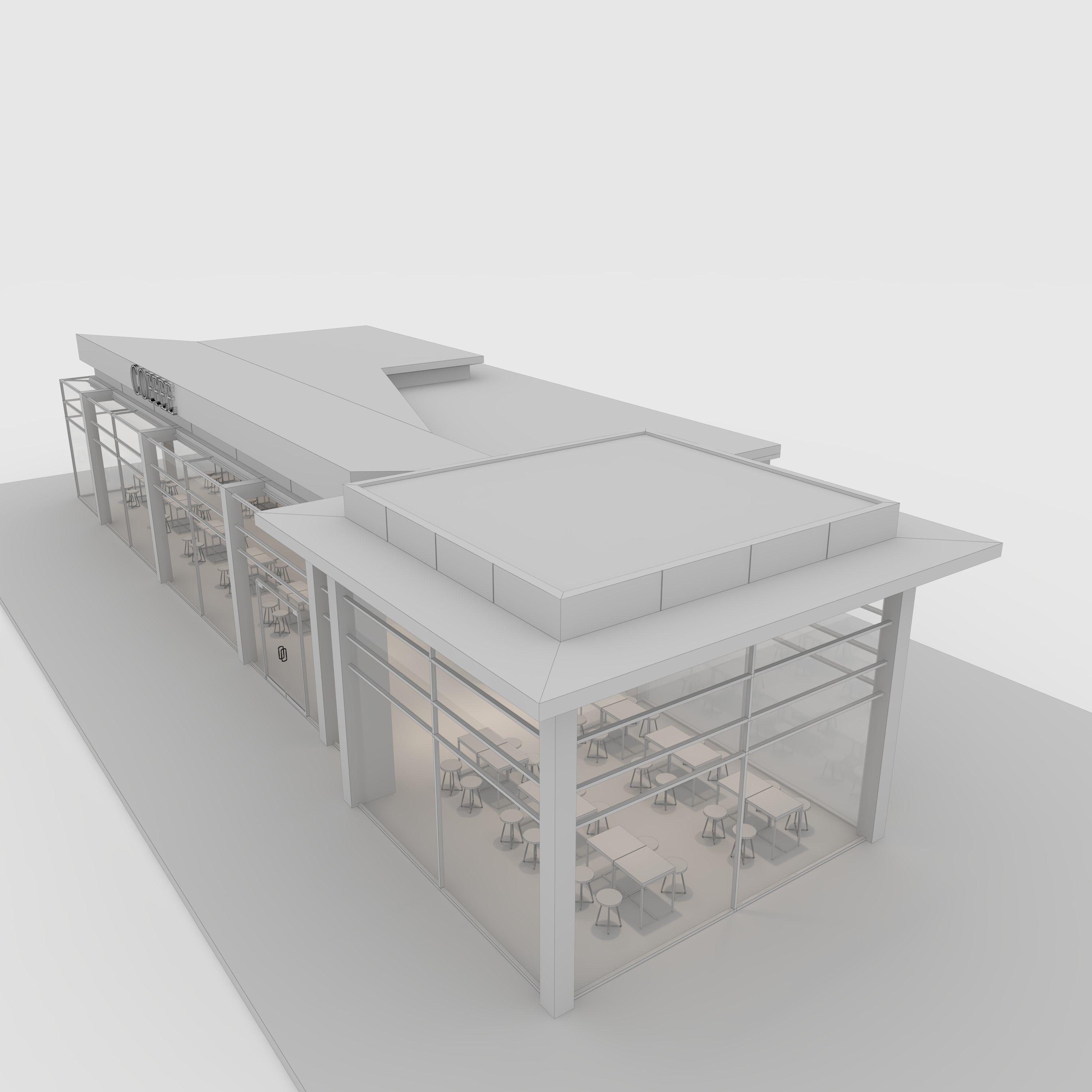 Cafe Modern 2 3D model_19