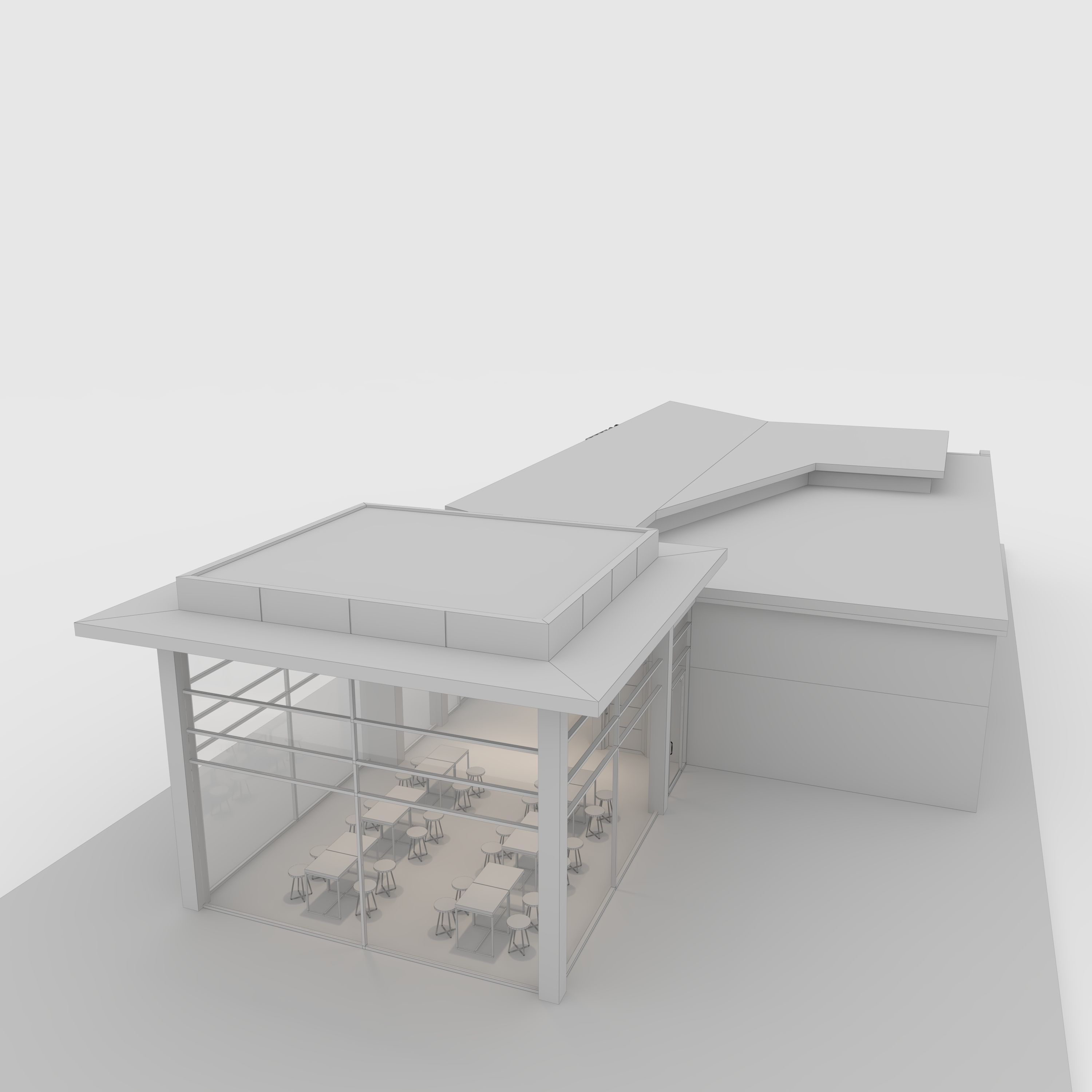 Cafe Modern 2 3D model_21